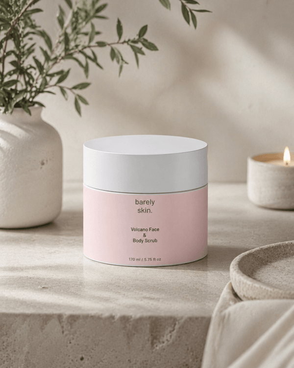 Volcano Face & Body Scrub - barely skin