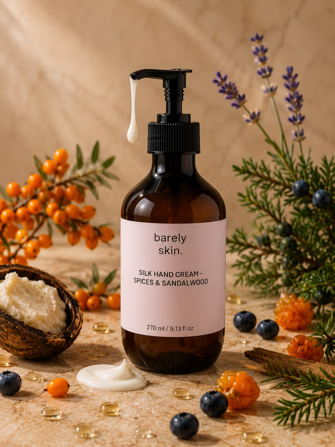Silk Skin Hand Cream, Spices & Sandalwood