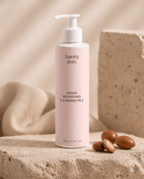 Argan Nourishing Cleansing Milk - barely skin