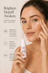 Depuffing Brightening Eye Cream - barely skin
